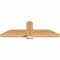 Ekena Millwork Eugene Smooth Timber Gable Bracket, Western Red Cedar, 48"W x 16"H x 3 1/2"D x 5 1/2"F, 8/12 Pitch GBW048X16X0406EUG00SWR - alternate 2